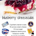 NoBake Blueberry Cheesecake